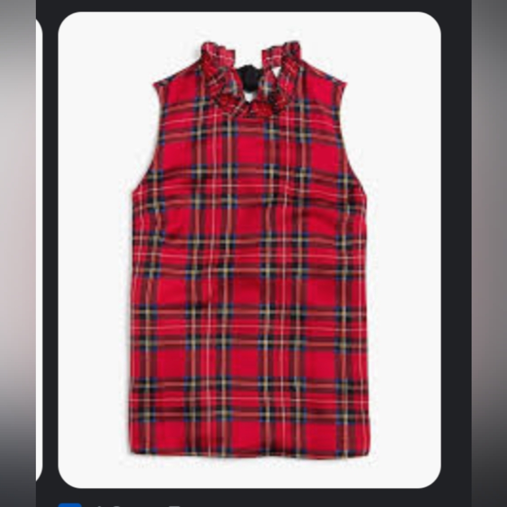 JCrew Factory Plaid Holiday Shirt